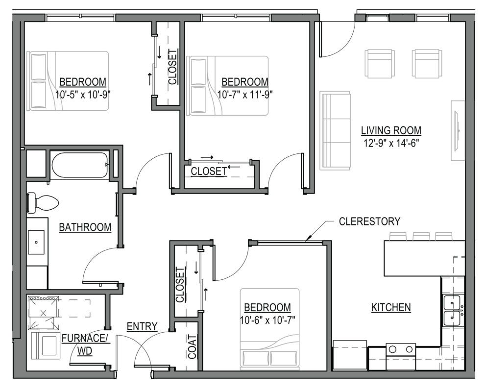 Wheatley-Floor-Plan-3bed-1bath-DE-3B-1100-SF